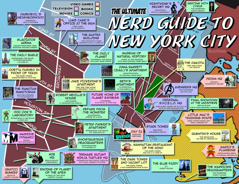 Illustration for article titled New York City's guide to pop culture landmarks